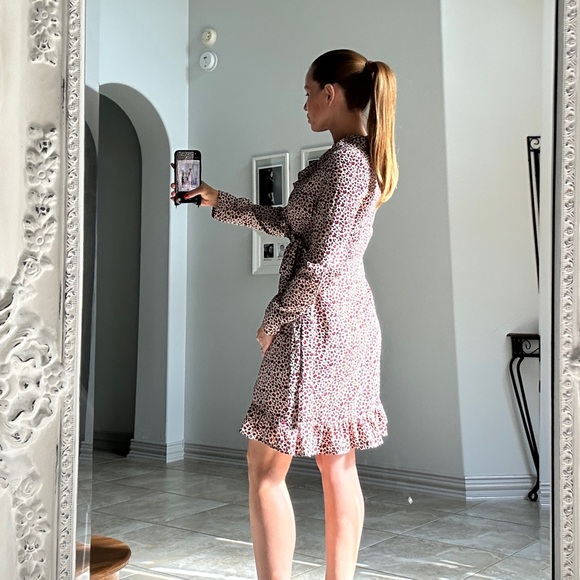 Wrap Ruffle Dress - Picture 2 of 5